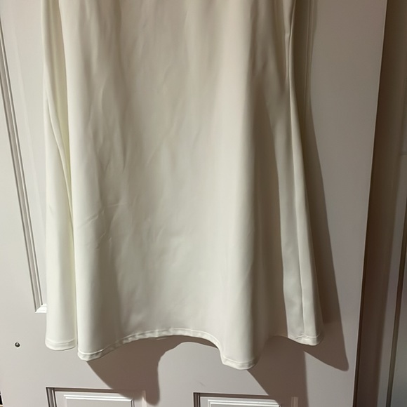 NWT sincerely jules white & pink trim v-neck active tennis golf dress size large - Picture 3 of 6